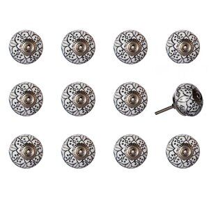 Knob-It Home Decor Classic Cabinet & Drawer Knobs | 12-Piece | K000010